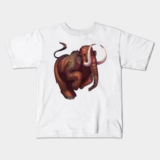 Cozy Woolly Mammoth Kids T-Shirt